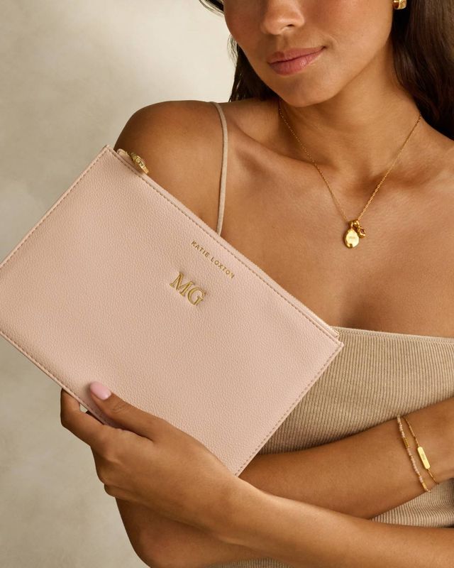 Birthstone Pouch | July | Nude Pink