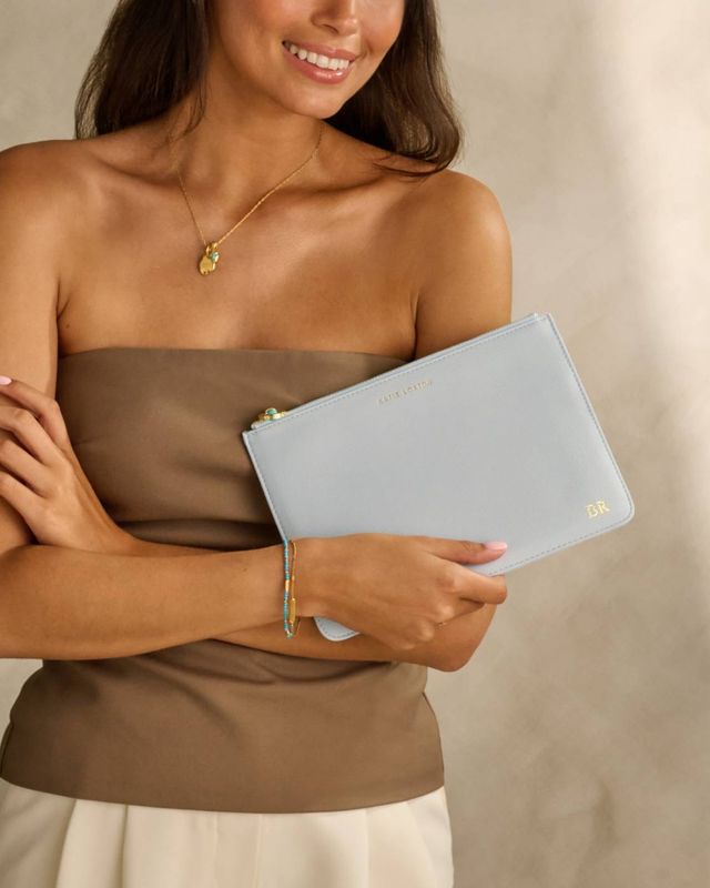 Birthstone Pouch | December | Light Blue