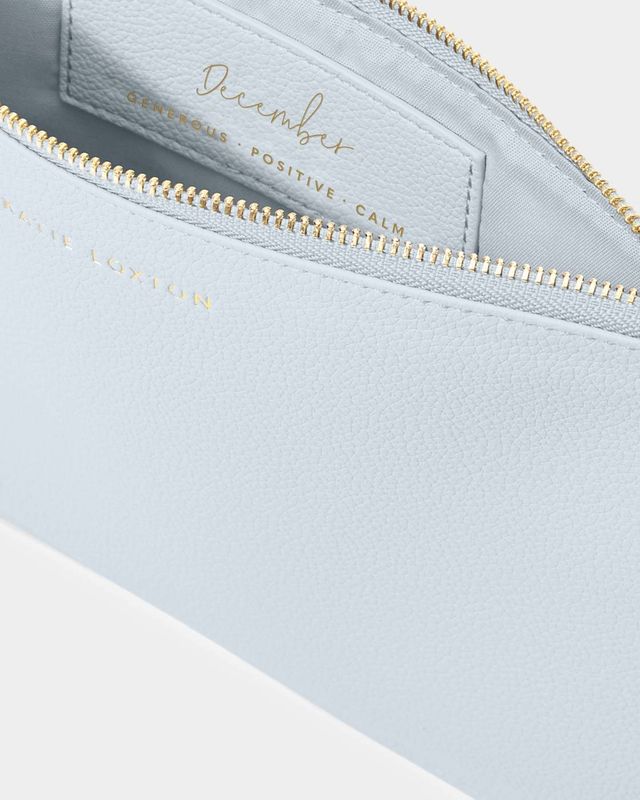 Birthstone Pouch | December | Light Blue