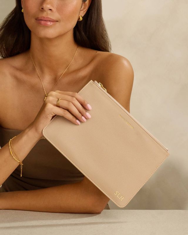 Birthstone Pouch | November | Sand