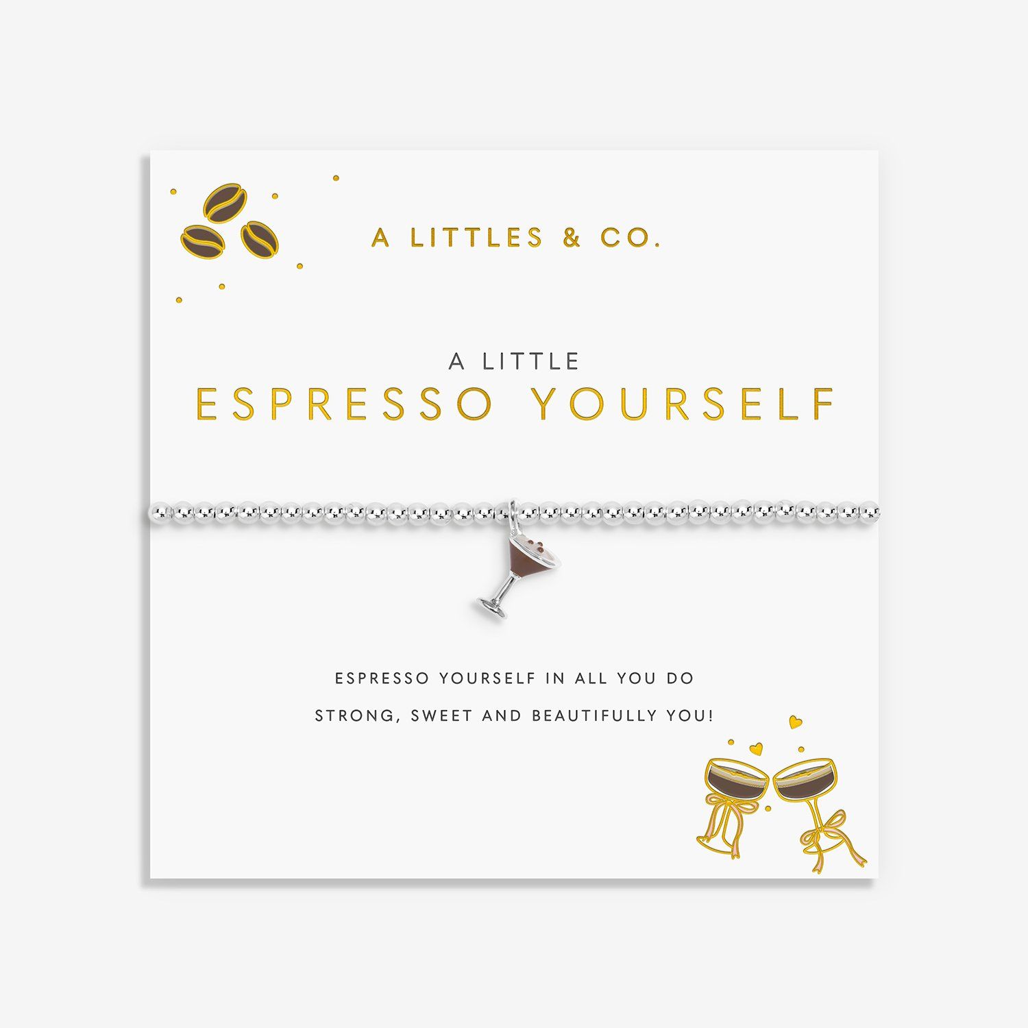 A Little Vibes 'Espresso Yourself' Bracelet