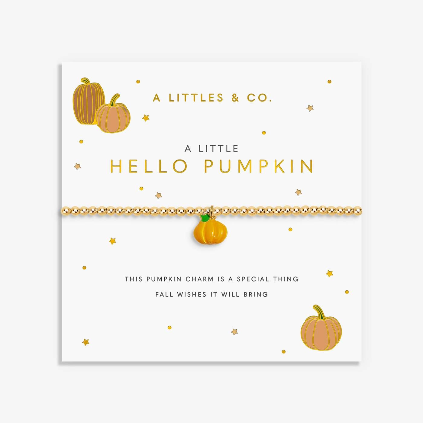 A Little Vibes 'Hello Pumpkin' Bracelet