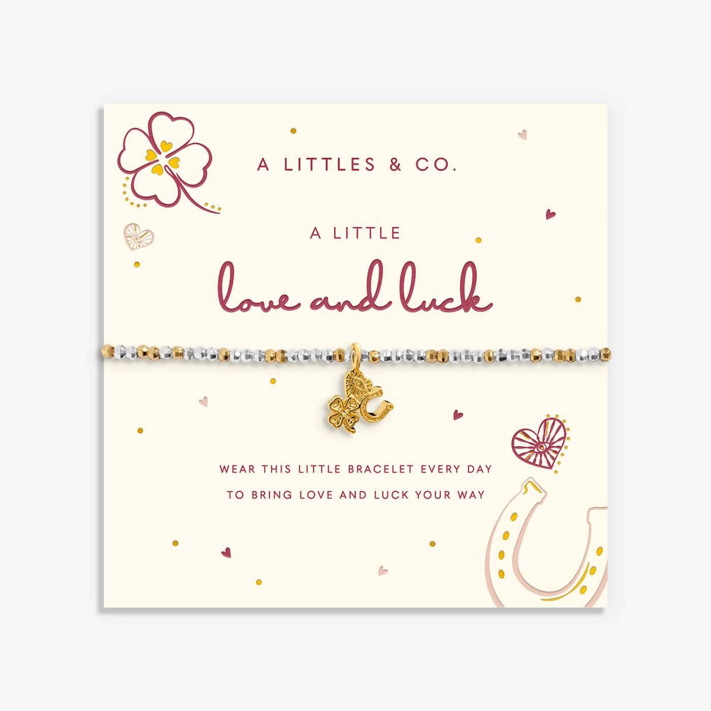Little Stories 'Love And Luck' Bracelet In Silver and Gold-Tone Plating