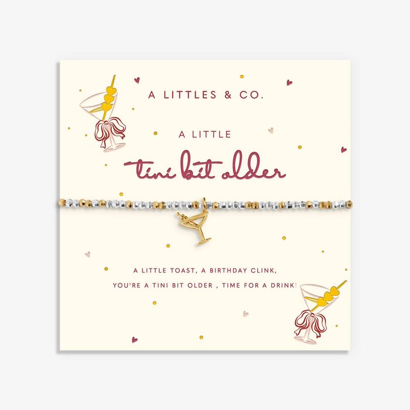 Little Stories 'Tini Bit Older' Bracelet In Silver and Gold-Tone Plating