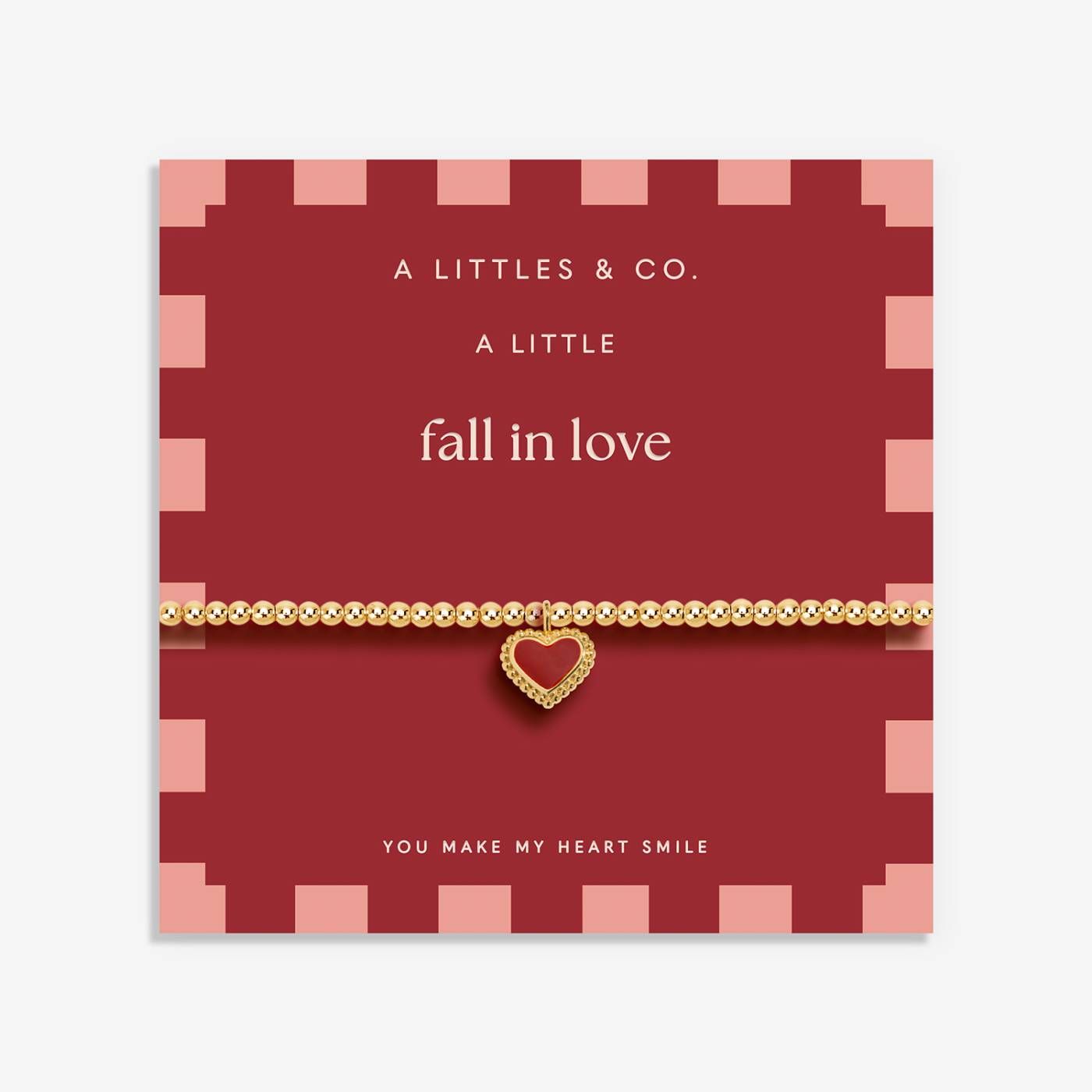 A Little Fall's Calling A Little 'Fall In Love' Bracelet In Gold-Tone Plating
