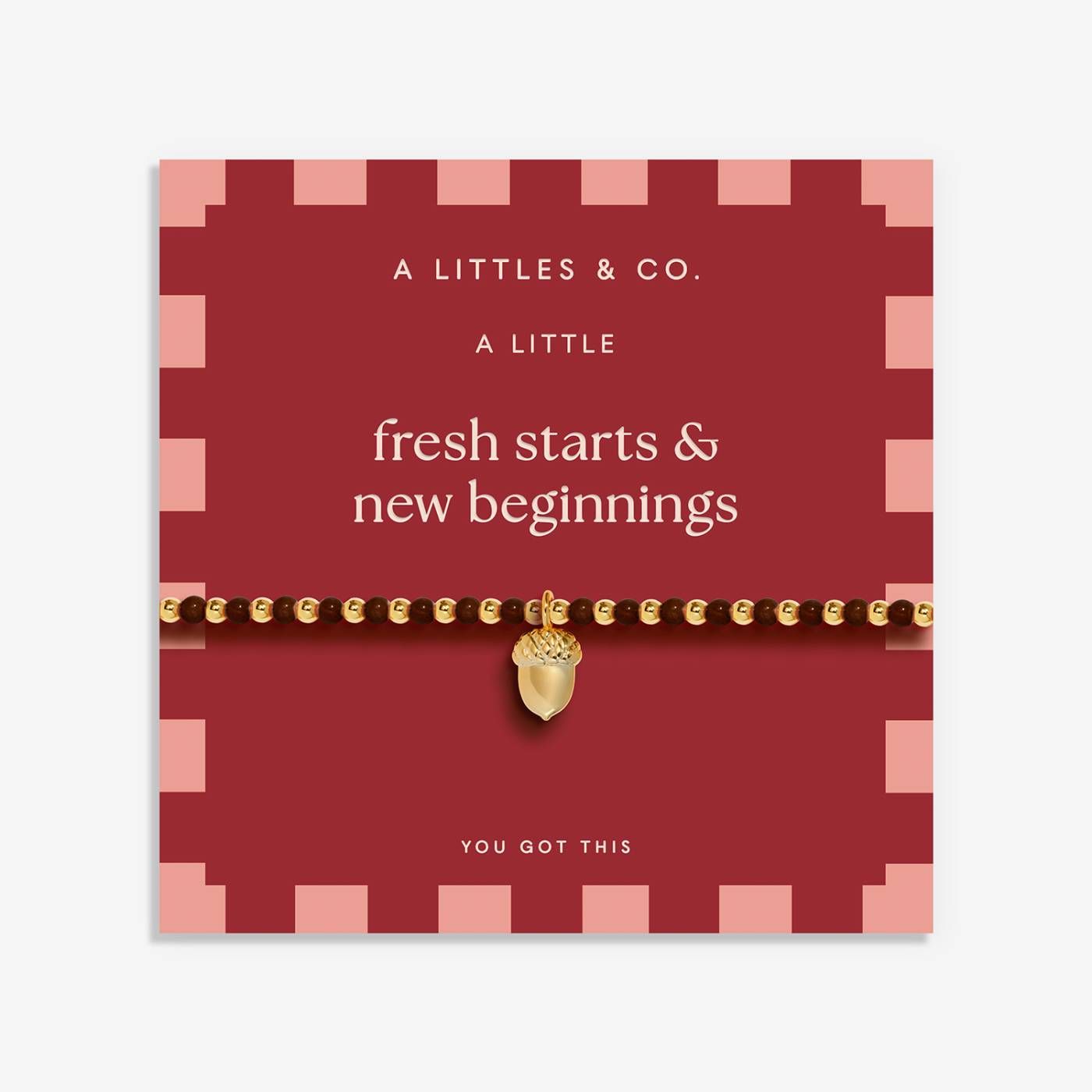 A Little 'Fresh Starts And New Beginnings' Bracelet In Gold-Tone Plating