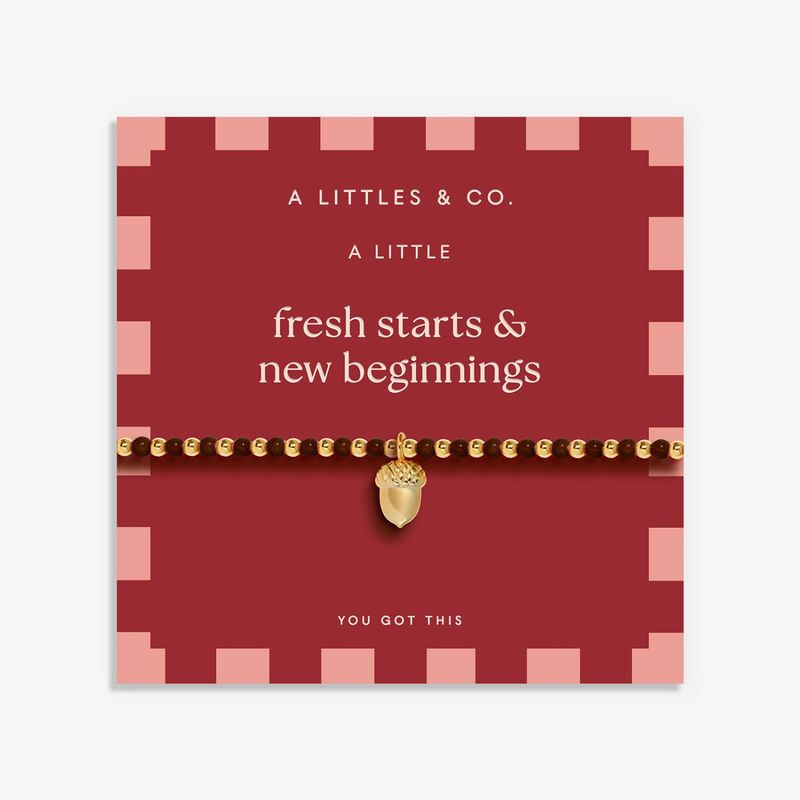 A Little 'Fresh Starts And New Beginnings' Bracelet In Gold-Tone Plating