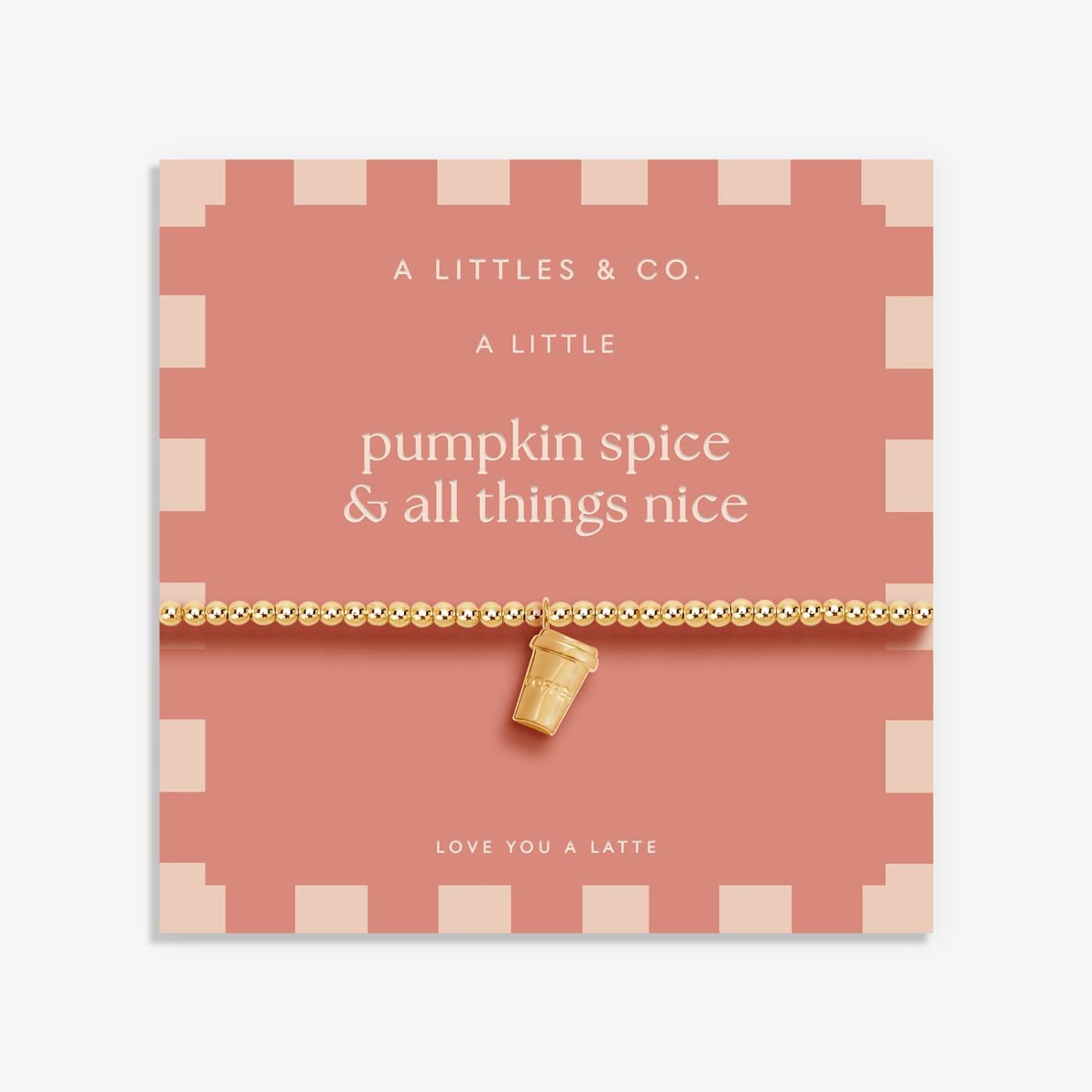 A Little 'Pumpkin Spice And All Things Nice' Bracelet In Gold-Tone Plating
