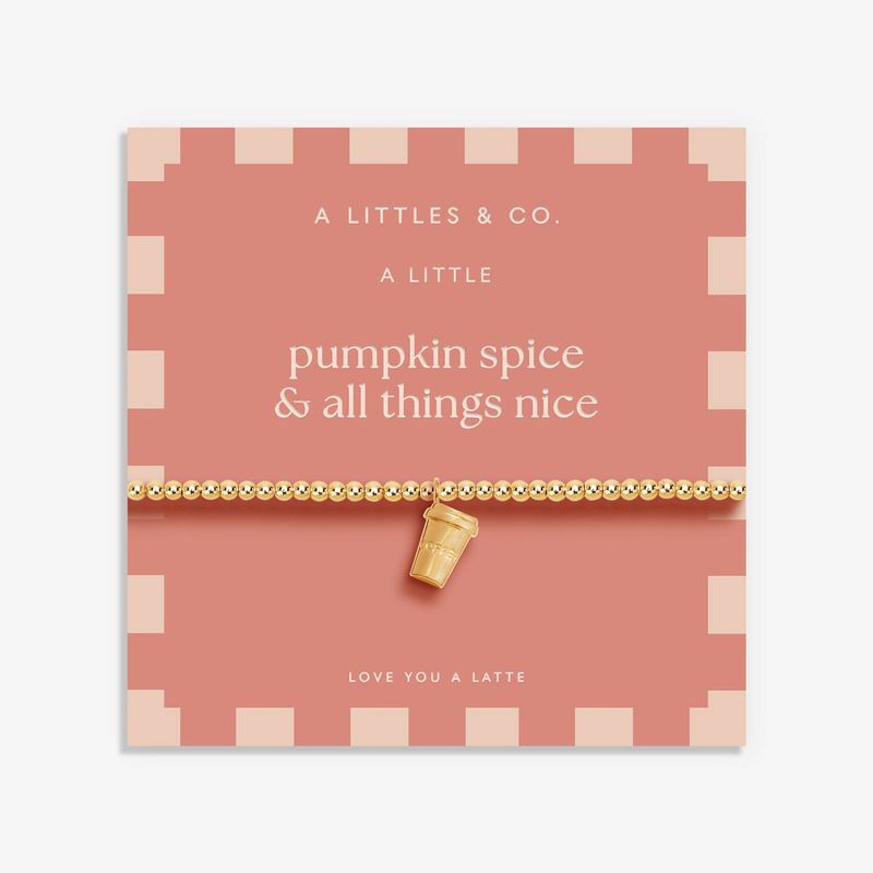 A Little 'Pumpkin Spice And All Things Nice' Bracelet In Gold-Tone Plating