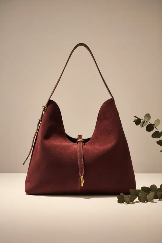 Atlas Hobo Bag Chocolate