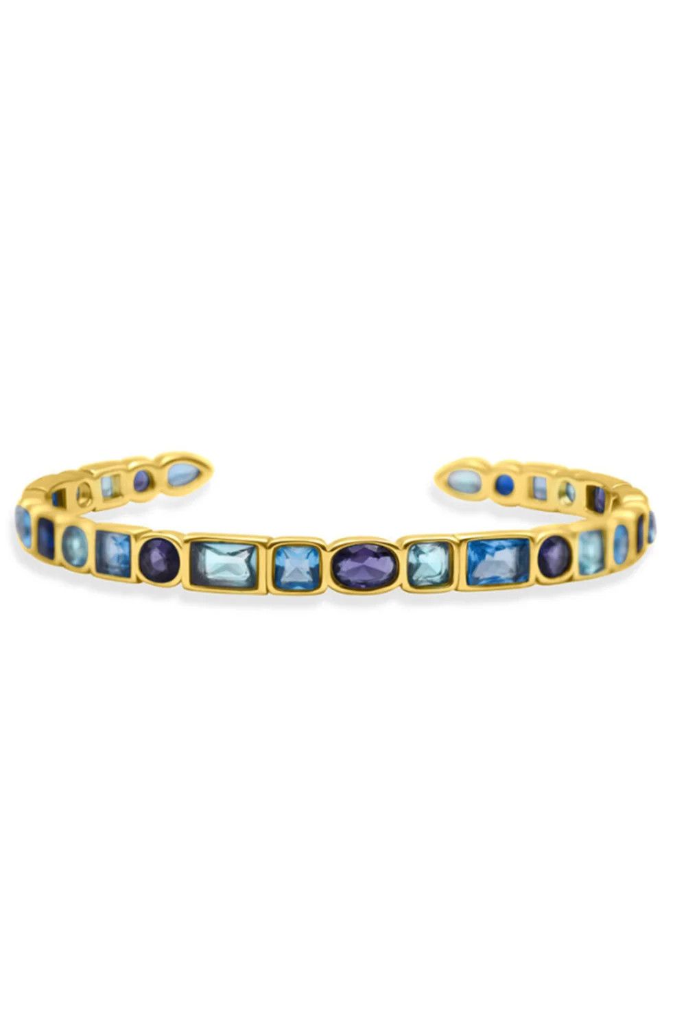 Crystal Cove Cuff Gold - Bella Blues