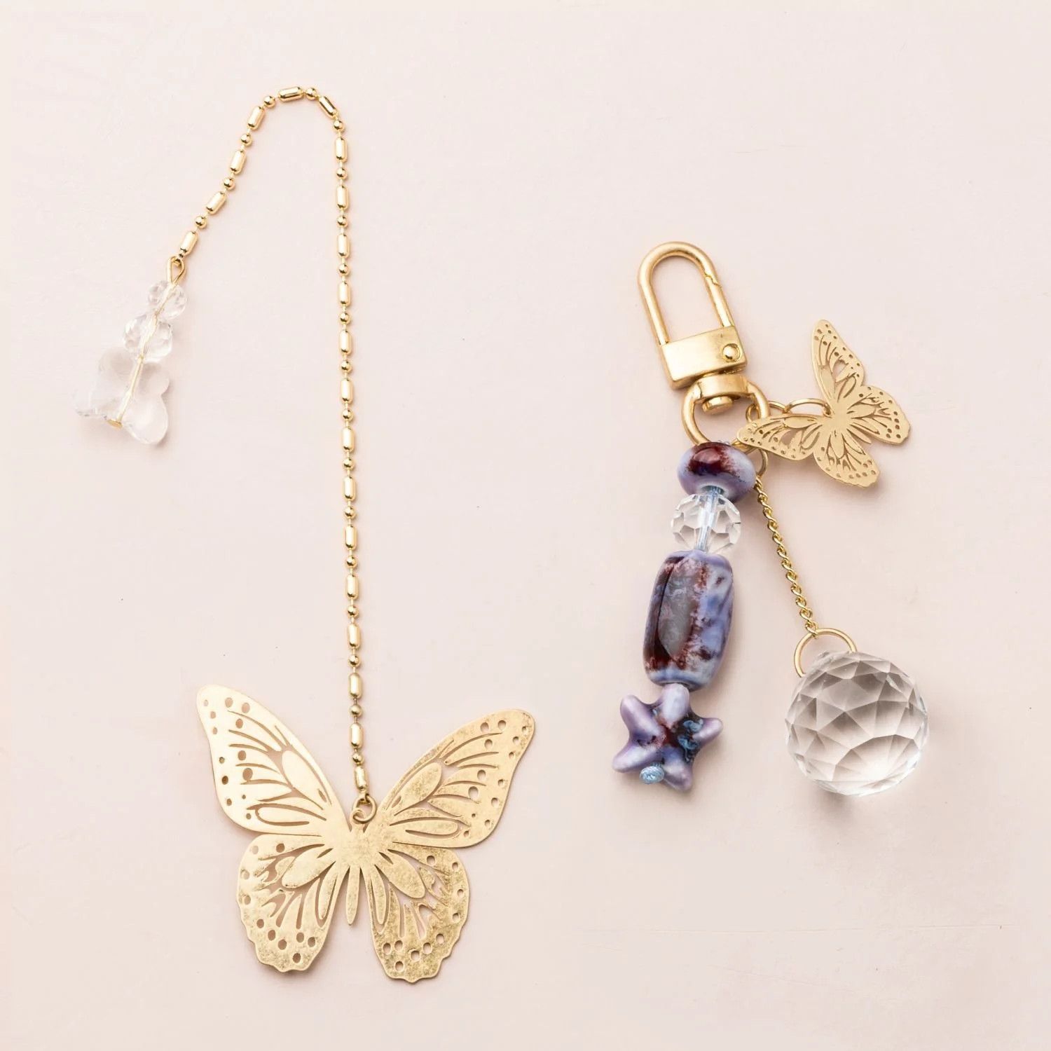 Bookmark &amp; Keychain Set - Butterfly/Transformation
