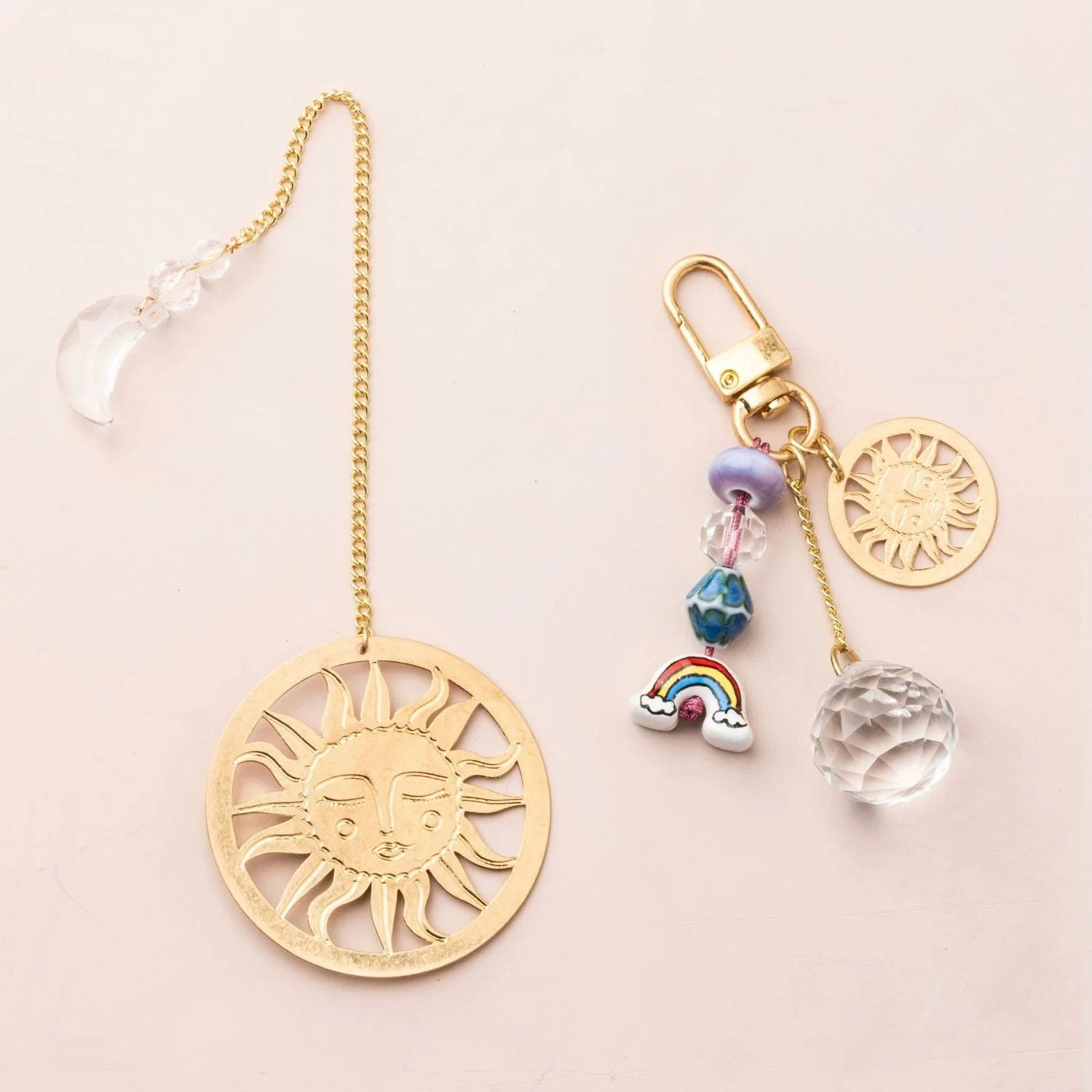 Bookmark &amp; Keychain Set - Sun/Abundance