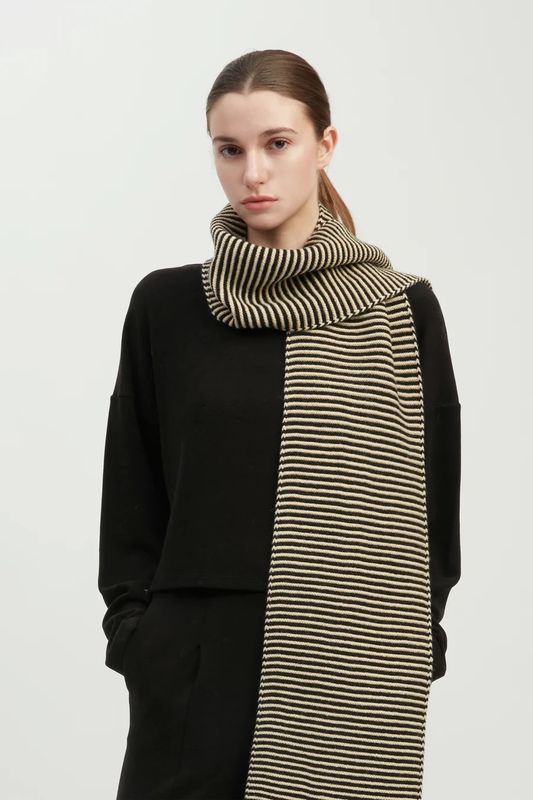 Striped Stitch Scarf