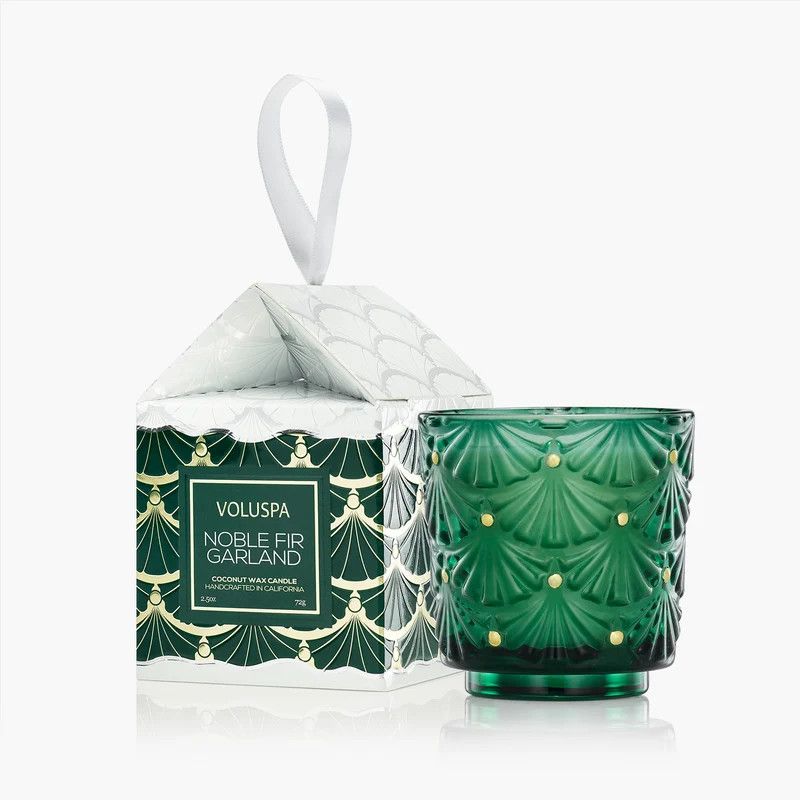 Noble Fir Ornament Pedestal Candle 2.5oz