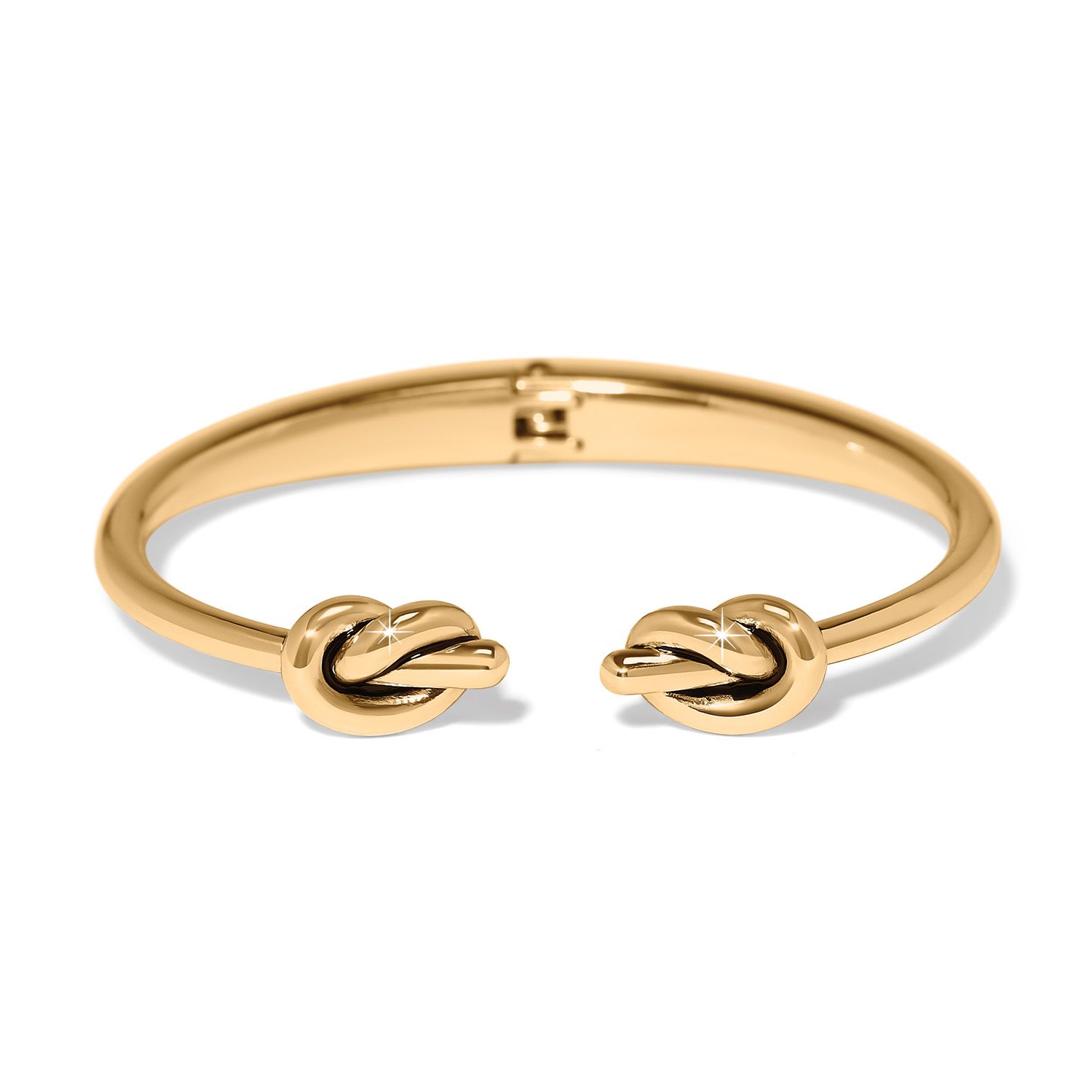 Interlok Single Knot Open Hinge Bangle Gold