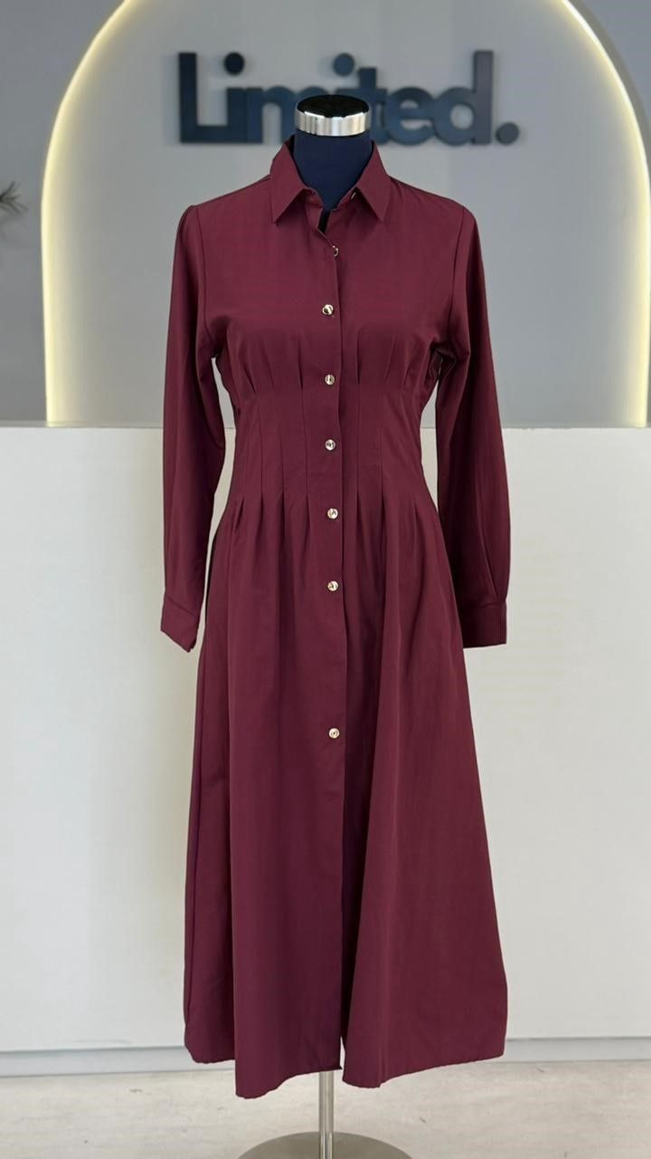 FO 250401 PLEATED DRESS