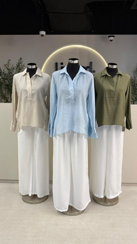 B 8094 VNECK BLOUSE
