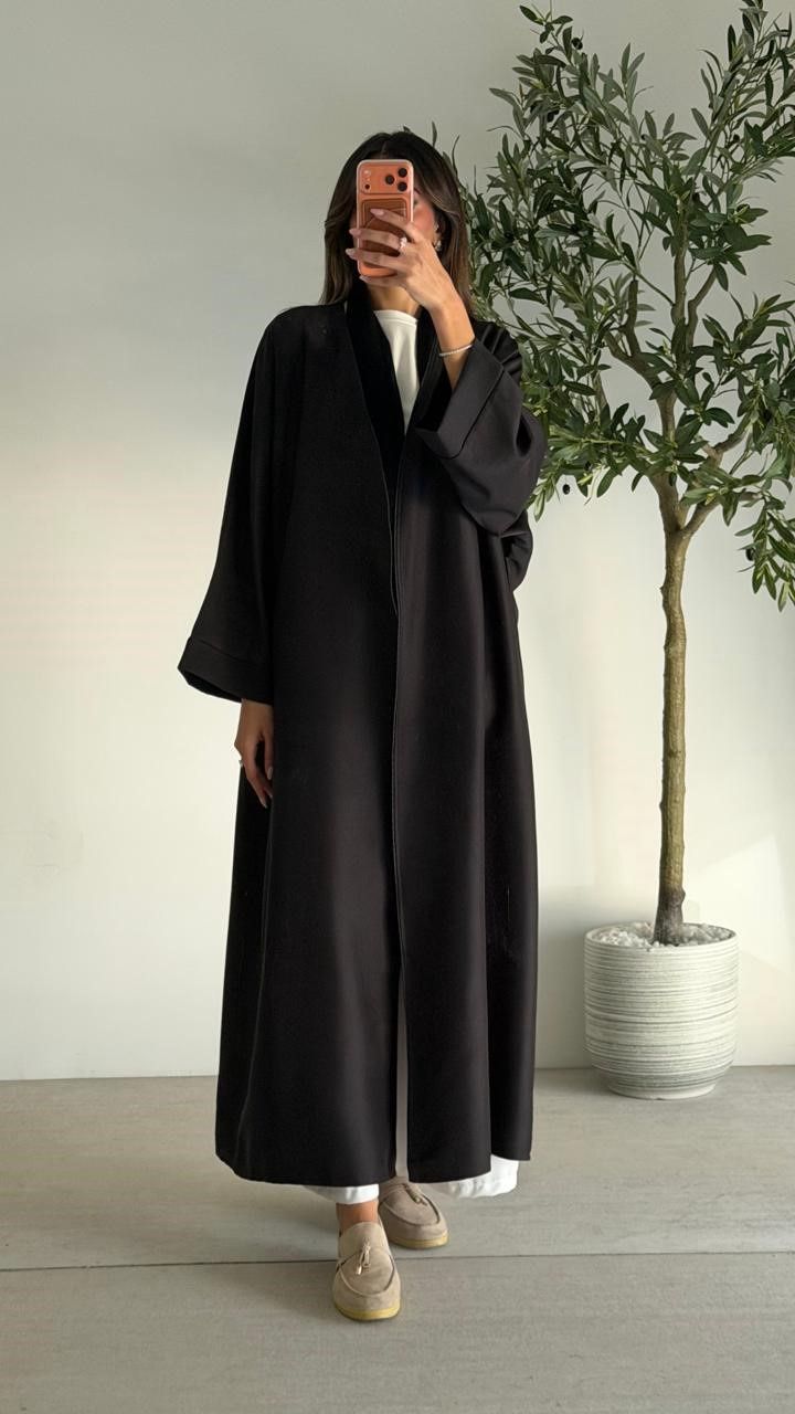 Abaya 1081 W/Shela, color: BLACK, size: FREESIZE