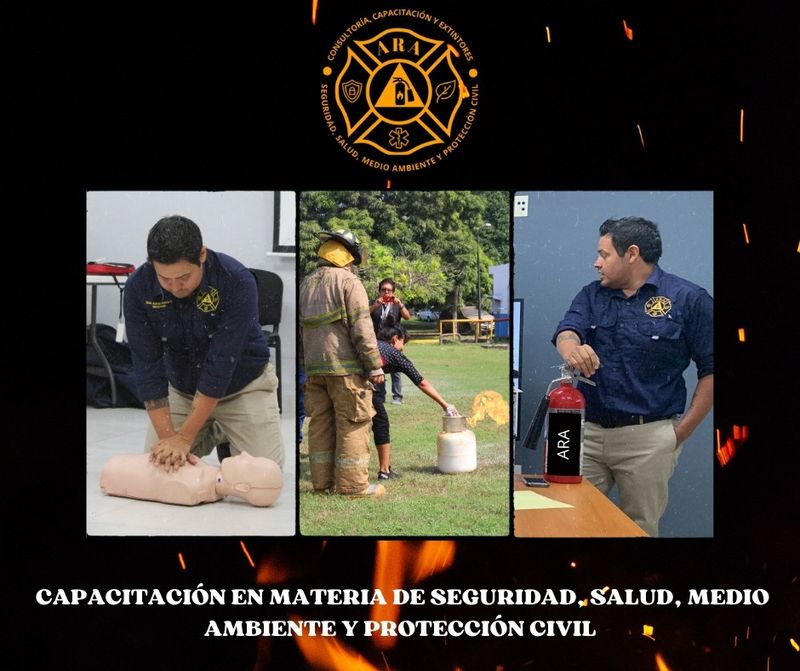 Capacitación en materia de seguridad, salud, medio ambiente y protección civil