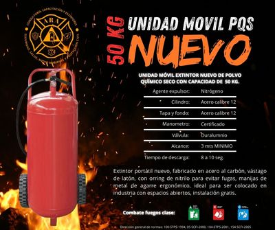 UNIDAD MÓVIL NUEVA DE PQS CON CAPACIDAD DE 50 KG