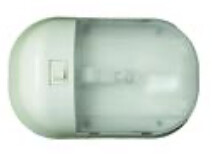 Dome Light; Command ®; Single White Lens; Incandescent; With Polycarbonate Lens And Rocker Switch; 7-7/16 Inch Length x 5-3/4 Inch Width x 1-7/8 Inch Height