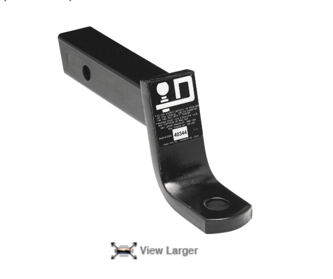 Ball Mount 7500lbs 1BallHole 9L 234R 4D Black