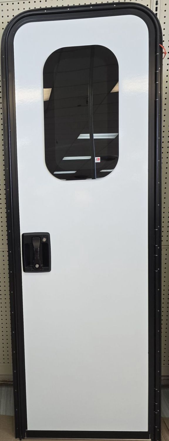 RH Travel Trailer Entry Door 26&quot;w x 80.5&quot;h AS-IS