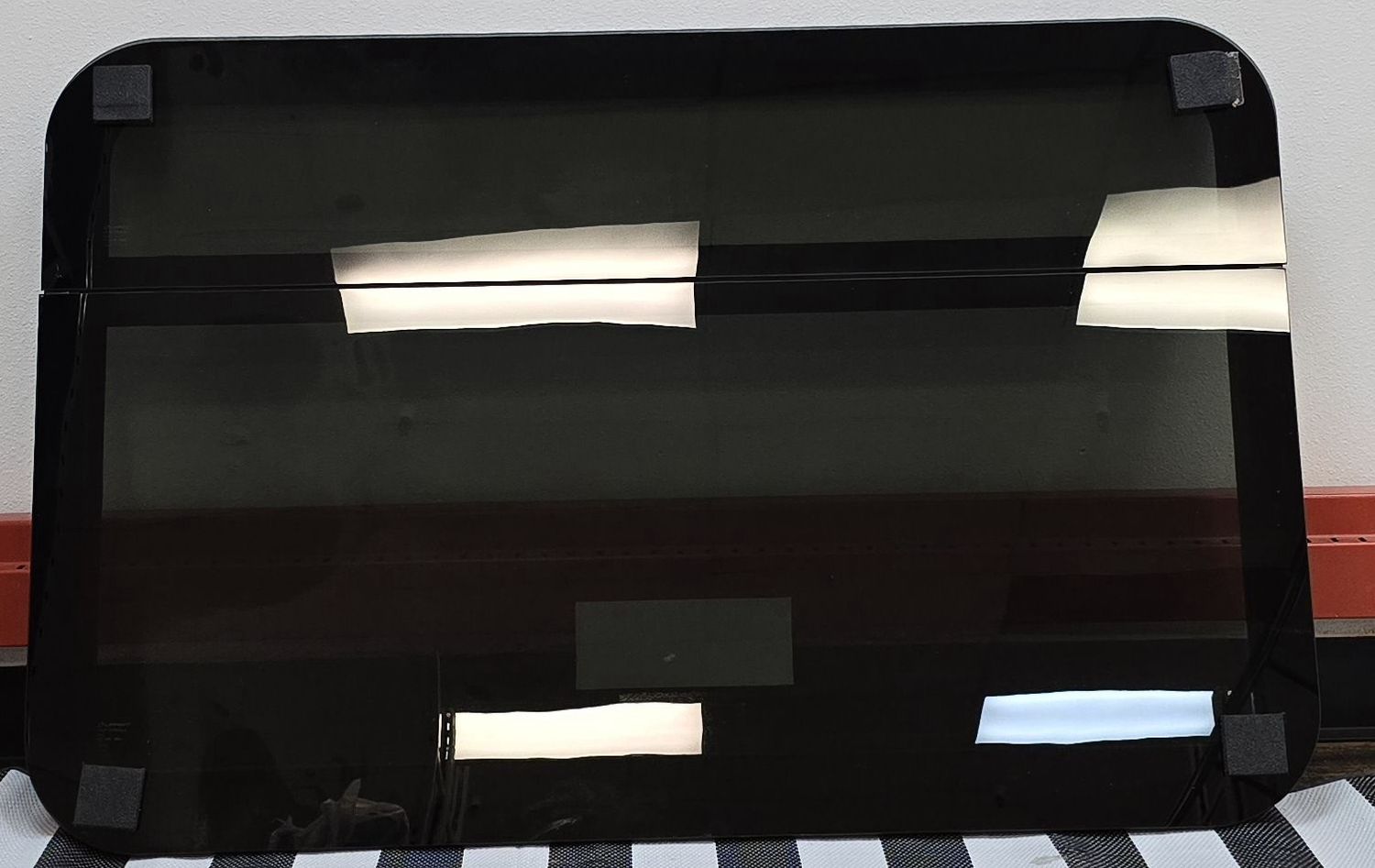 Frameless exit window 42.25 x 27