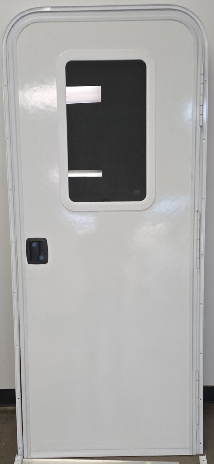 Travel Trailer Entry Door 30 x 72.5 rounded corners