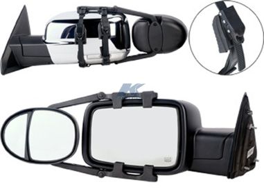 Dual View Clip-On Towing Mirror Pair