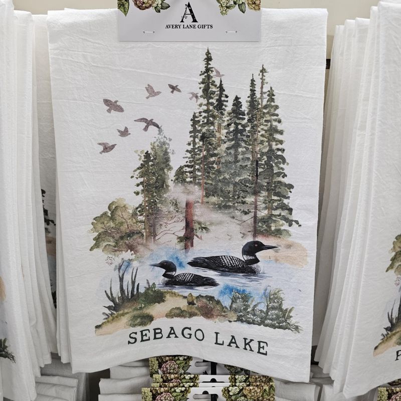 Loons Lake Kitchen Terry Cloth Towel