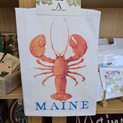 Maine Lobster Coastal Terry Cloth Towel