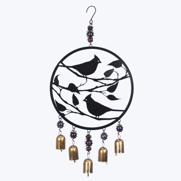 Metal Cardinal Wind Chime