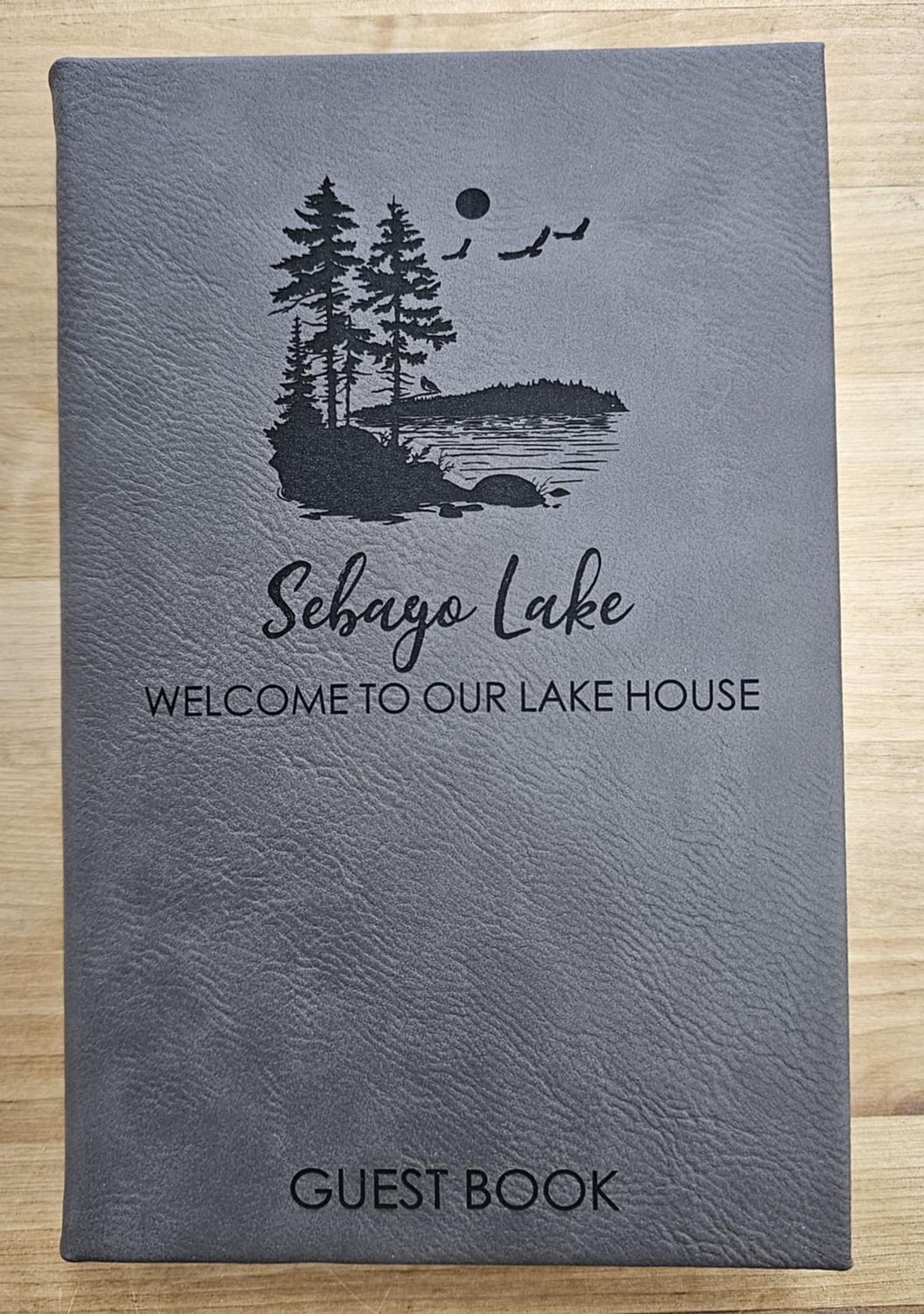 Vacation House Guest Book, Title: Sebago Lake