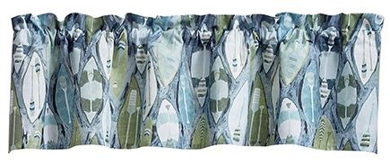 COLORFUL CANOES VALANCE 60X14