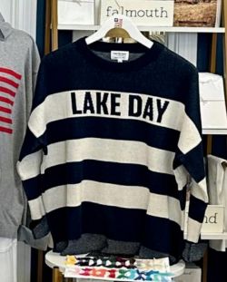 Lake Life - Everyday Relaxed Sweater Striped