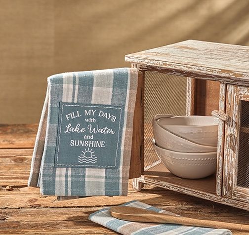 JORDAN PLAID DECORATIVE DISHTOWEL