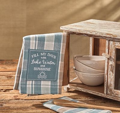 JORDAN PLAID DECORATIVE DISHTOWEL