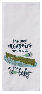 MEMORIES ARE MADE AT THE LAKE DISHTOWEL