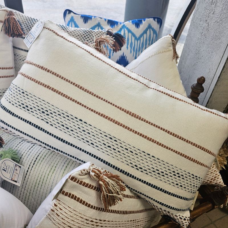 Outdoor Textile Lumbar Pillow