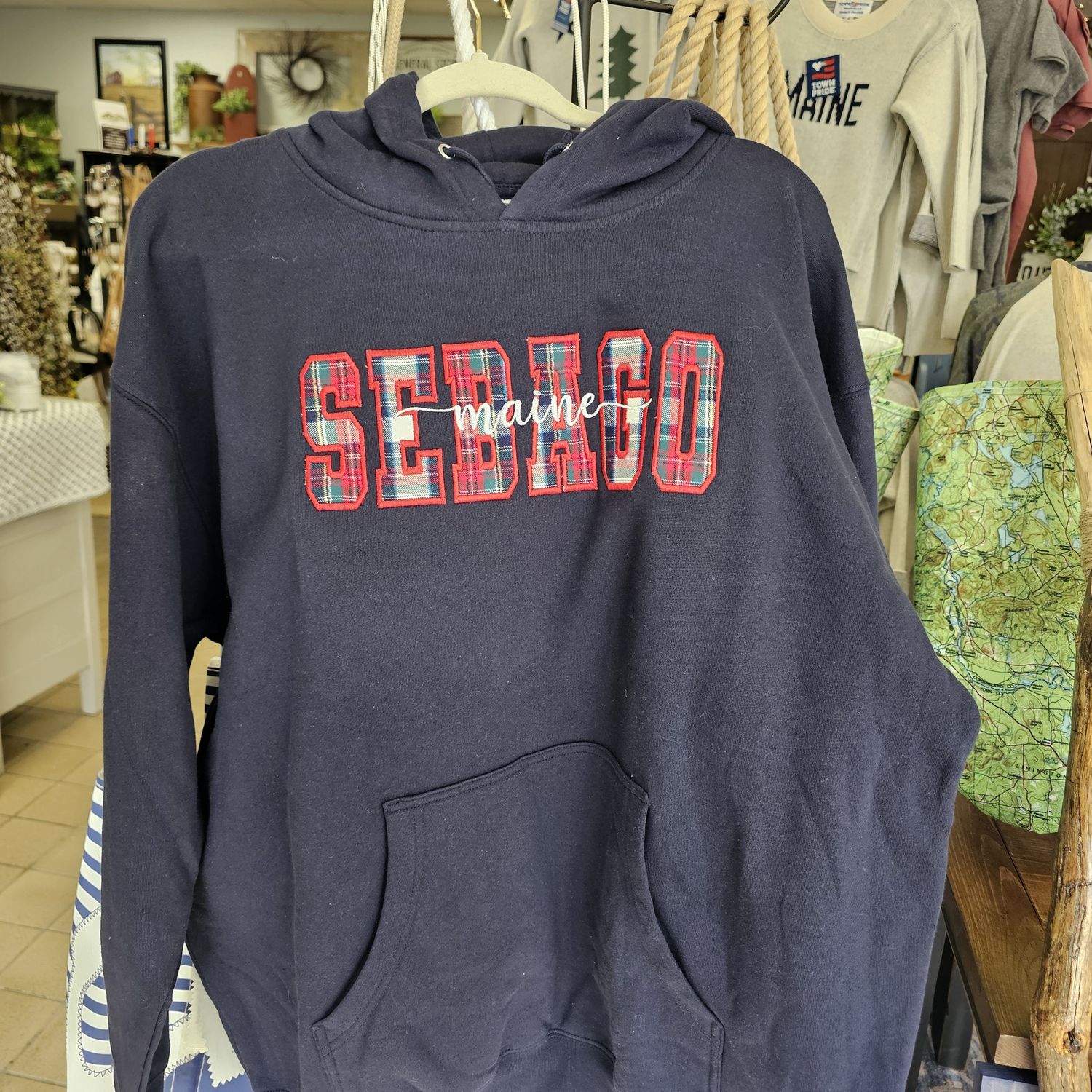 Sebago Flannel Embroidered Hoodie