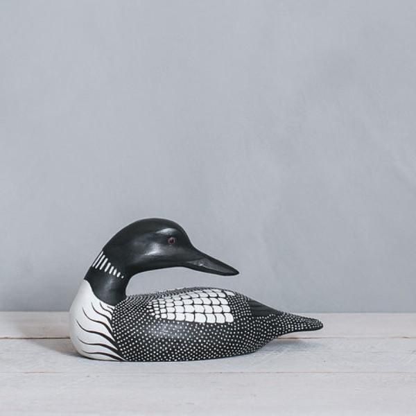 Loon 11&quot; Turned - Handmade