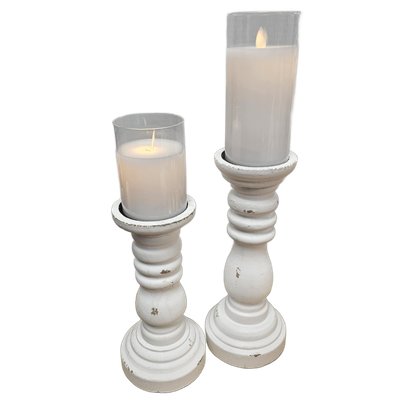 Clear Glass Cylinder Candle 3x6