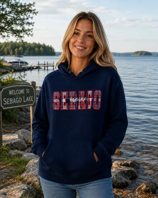 Sebago Flannel Embroidered Hoodie