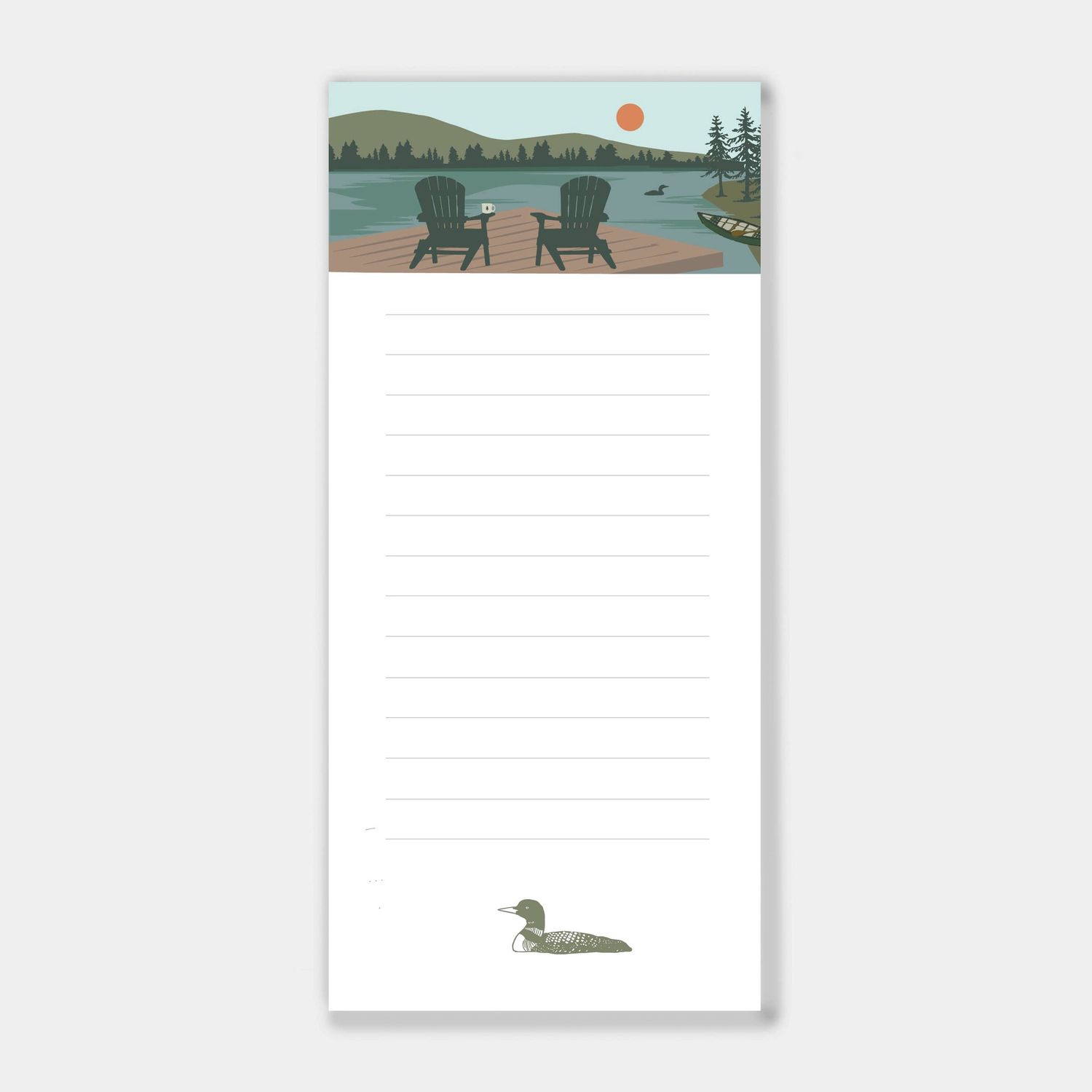 Lake Life Magnetic Note Pad