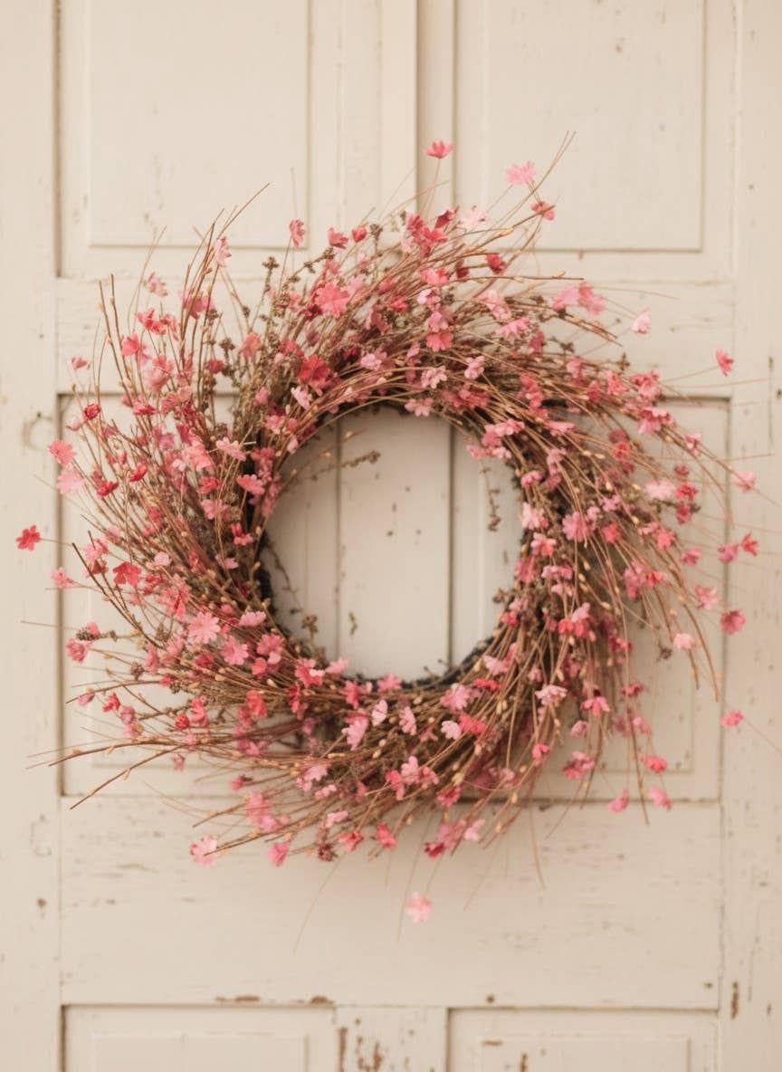 Coral Bloom Wreath(1)