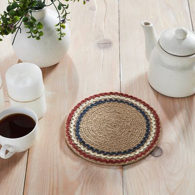Americana Ric Rac Trivet 8" Round