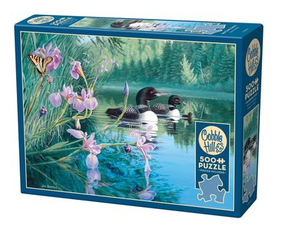 Iris Cove Loons 500-Piece Puzzle