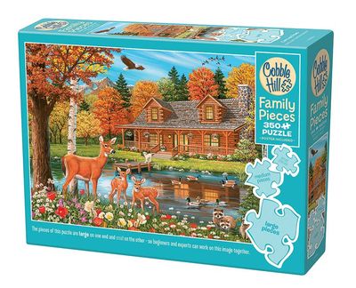 Cottage Pond (Family) 350 Piece Puzzle